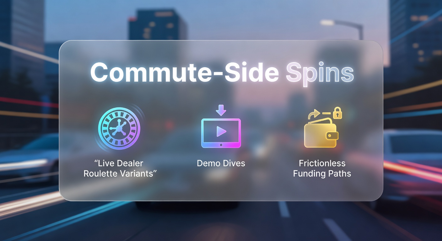 Mobile phone displaying live dealer roulette game during a commute, with vibrant wheel and chat interface
