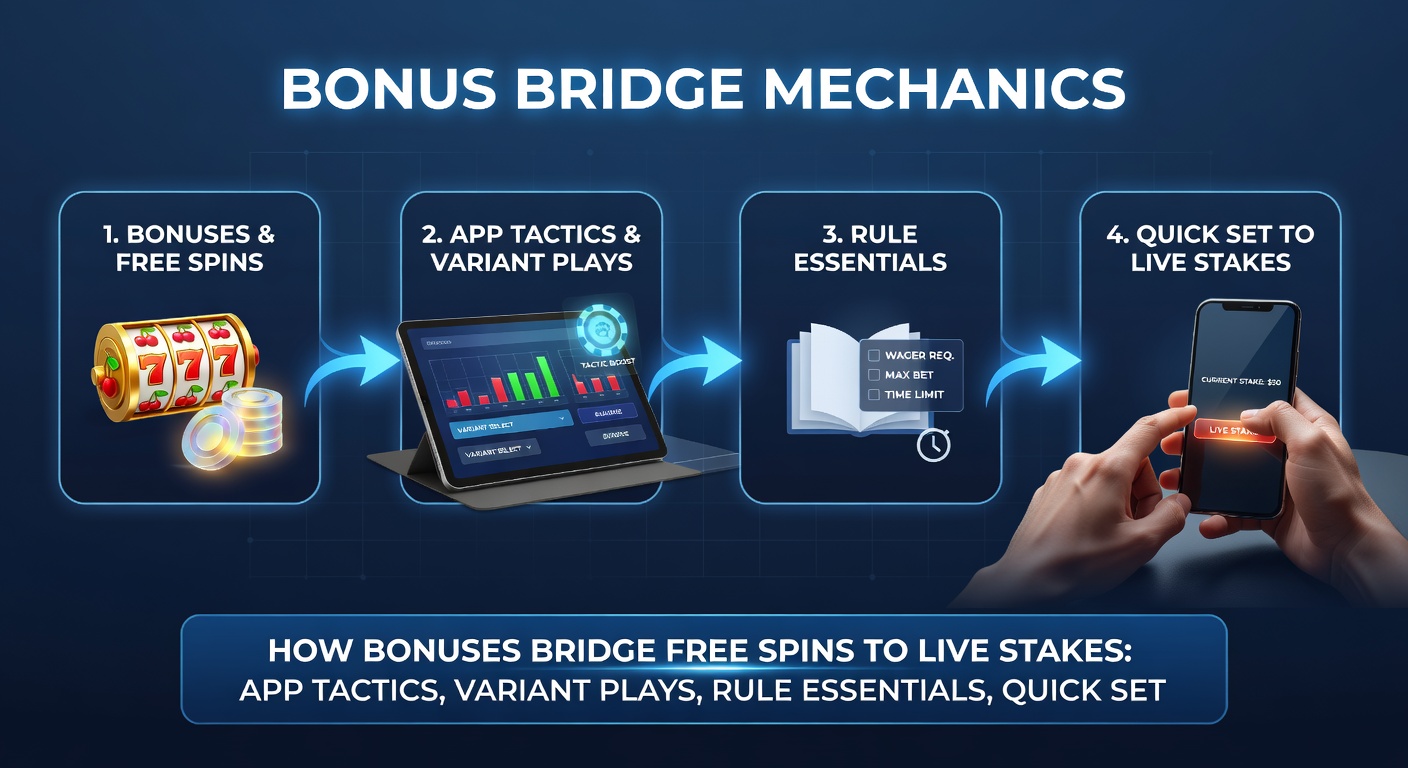 Screenshot of a casino app displaying bonus progress bar linking free spins to live stake options on a spinning wheel