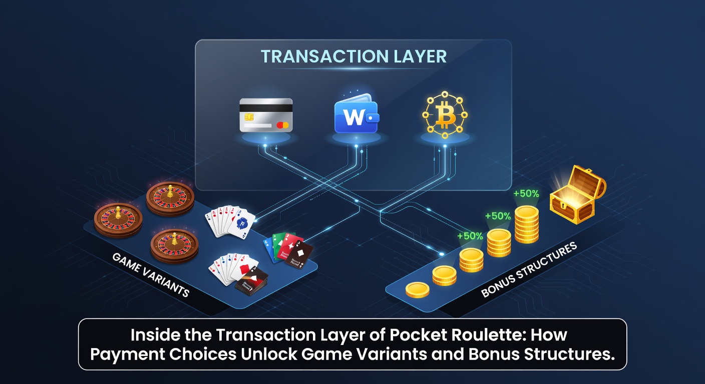 Mobile roulette app interface showing payment options and game variant selections on a smartphone screen