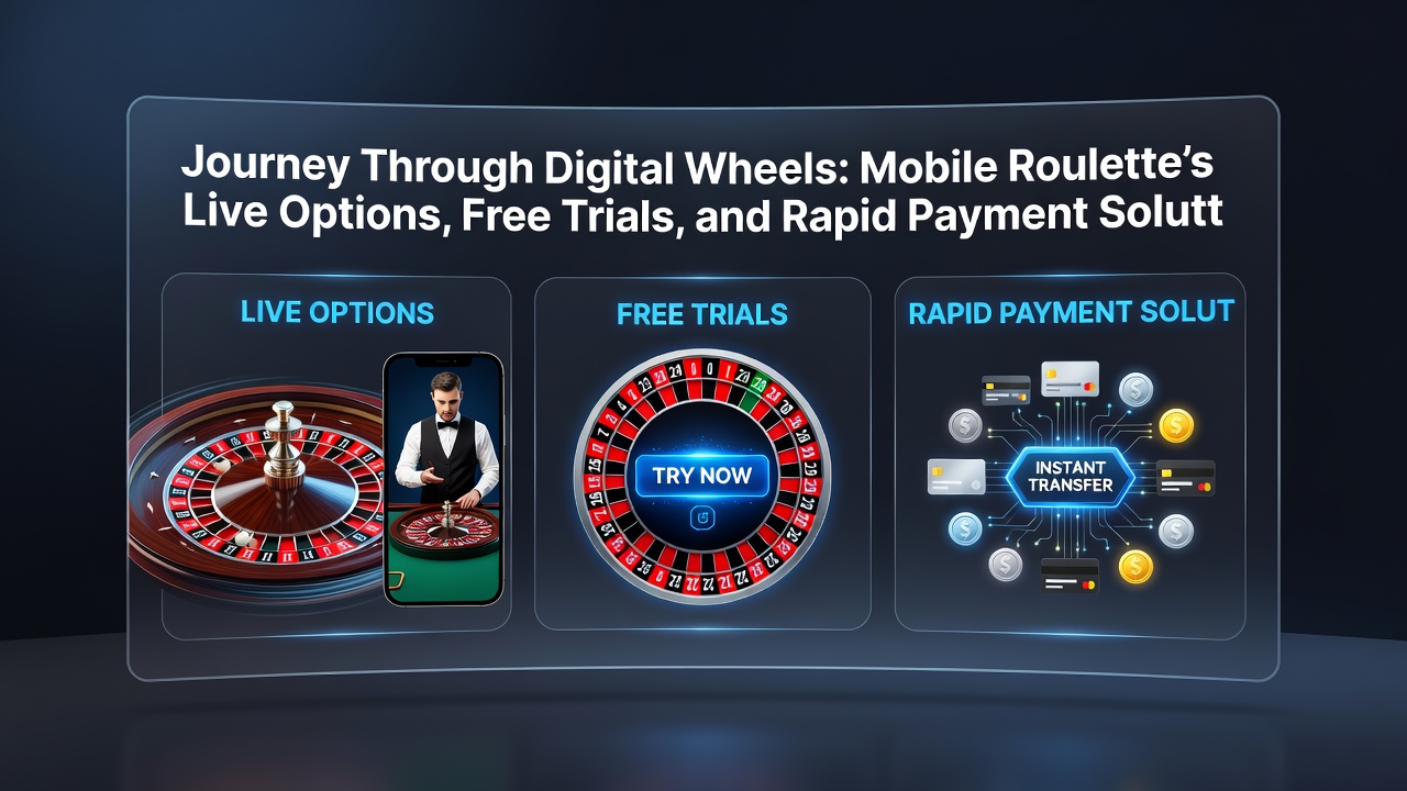 Smartphone displaying free trial roulette screen alongside payment confirmation pop-up
