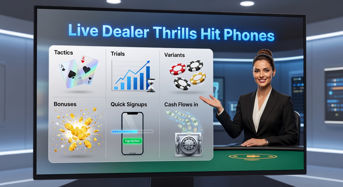 Close-up of a mobile roulette app interface showing bonus offers, quick deposit buttons, and a live dealer announcement