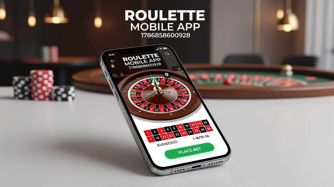 Close-up view of a mobile roulette app displaying secure deposit options including e-wallets and card payments