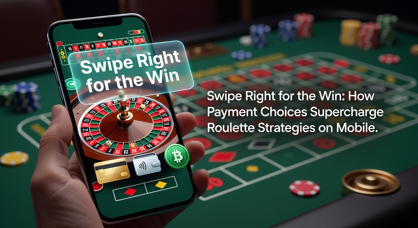 Smartphone screen displaying a mobile roulette game with payment options like Apple Pay and quick deposit buttons highlighted during a spin