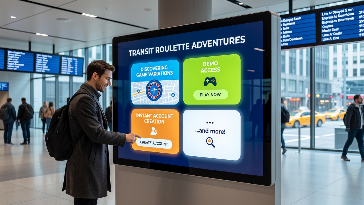 Mobile screen showing demo roulette interface alongside secure banking options