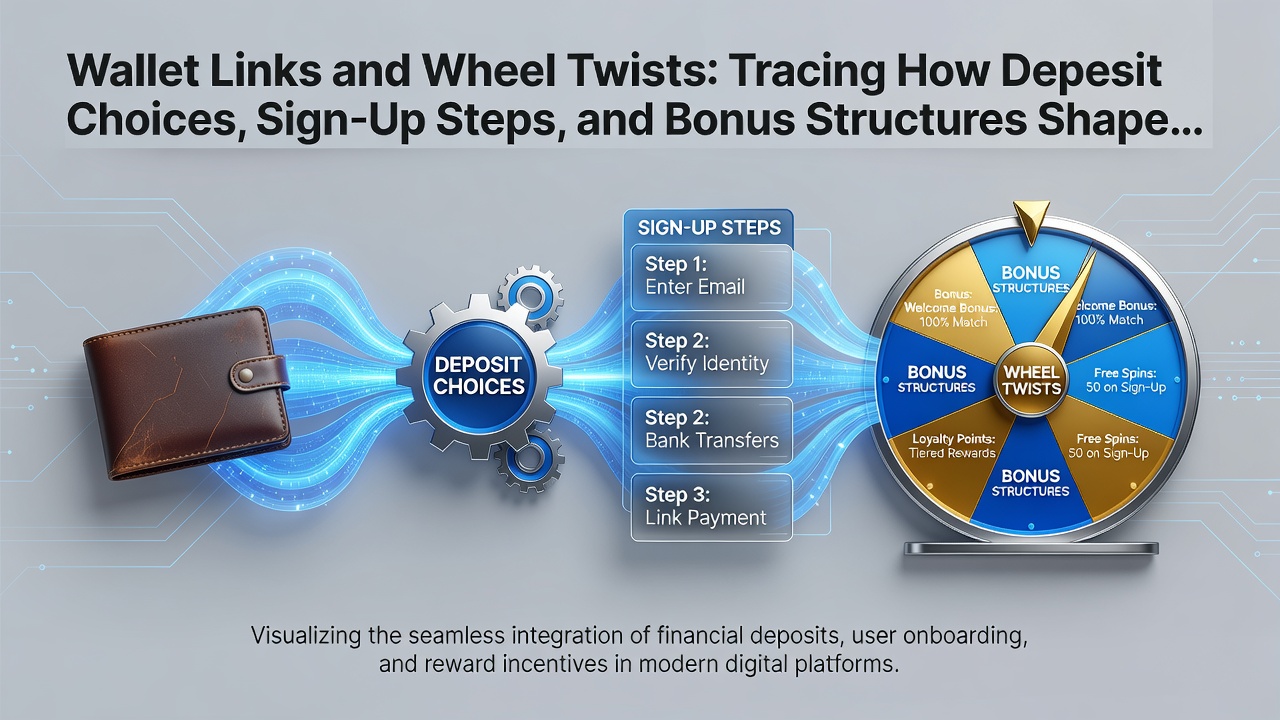 Diagram illustrating deposit flow, bonus activation, and roulette variant unlocking on mobile devices
